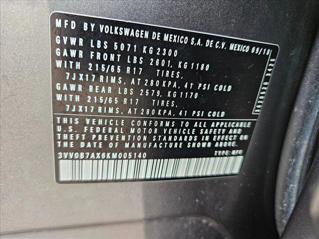 Used 2019 Volkswagen Tiguan S w/ Driver Assistance Package image 22