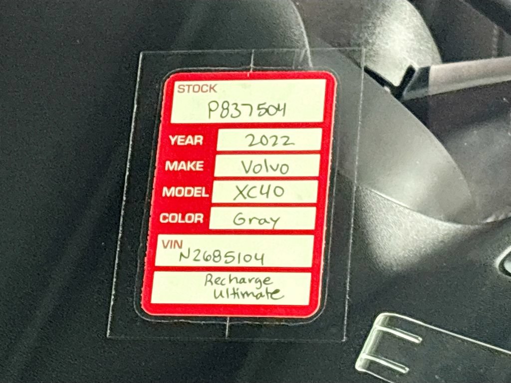 Used 2022 Volvo XC40 P8 Recharge Ultimate AWD/4WD image 26