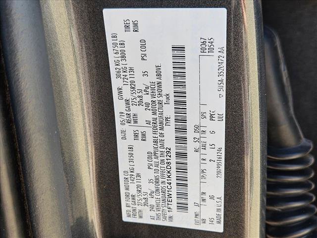 Used 2019 Ford F150 XL w/ Equipment Group 101A Mid RWD image 24