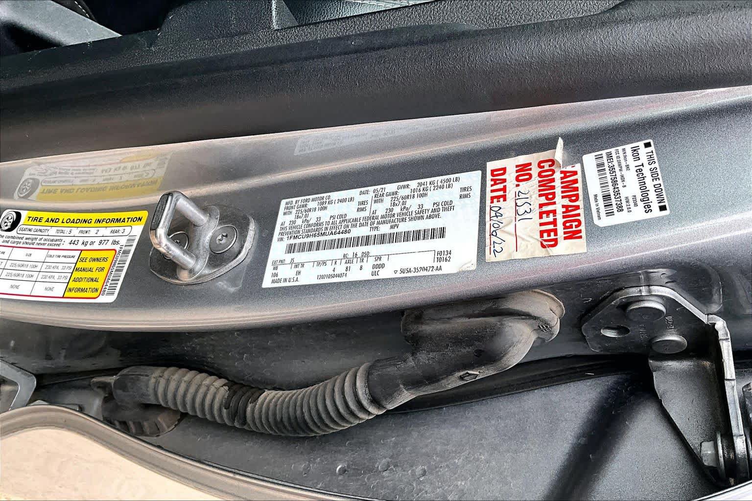 Used 2021 Ford Escape SEL AWD/4WD image 28