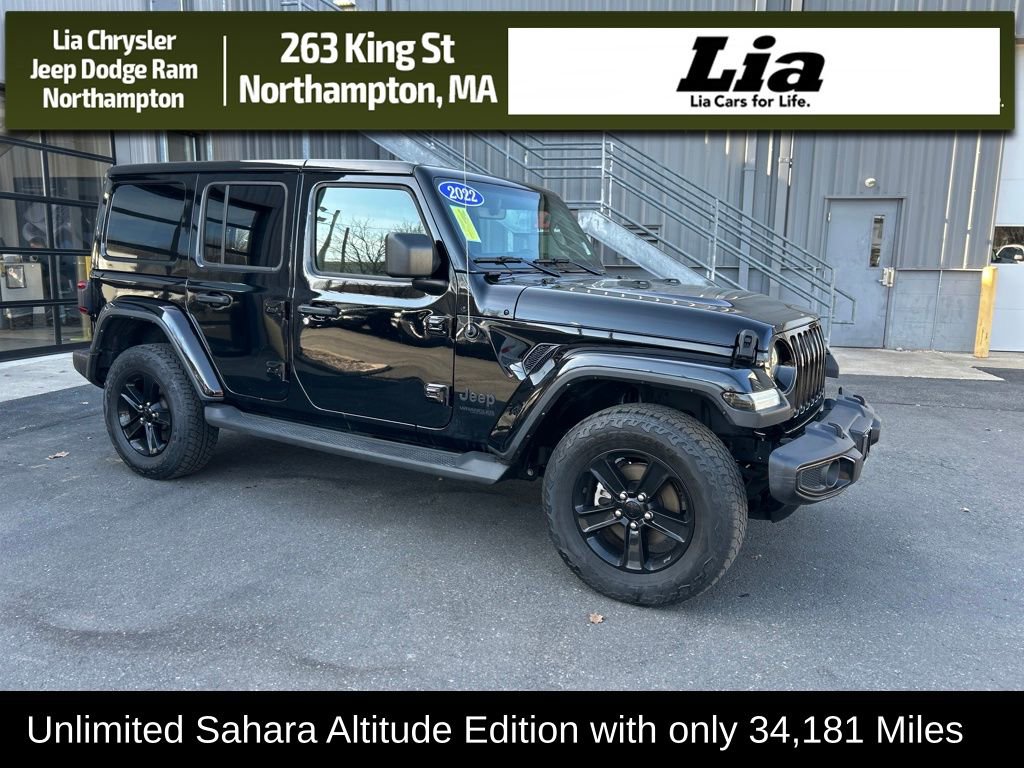 Used 2022 Jeep Wrangler Unlimited Sahara image 1