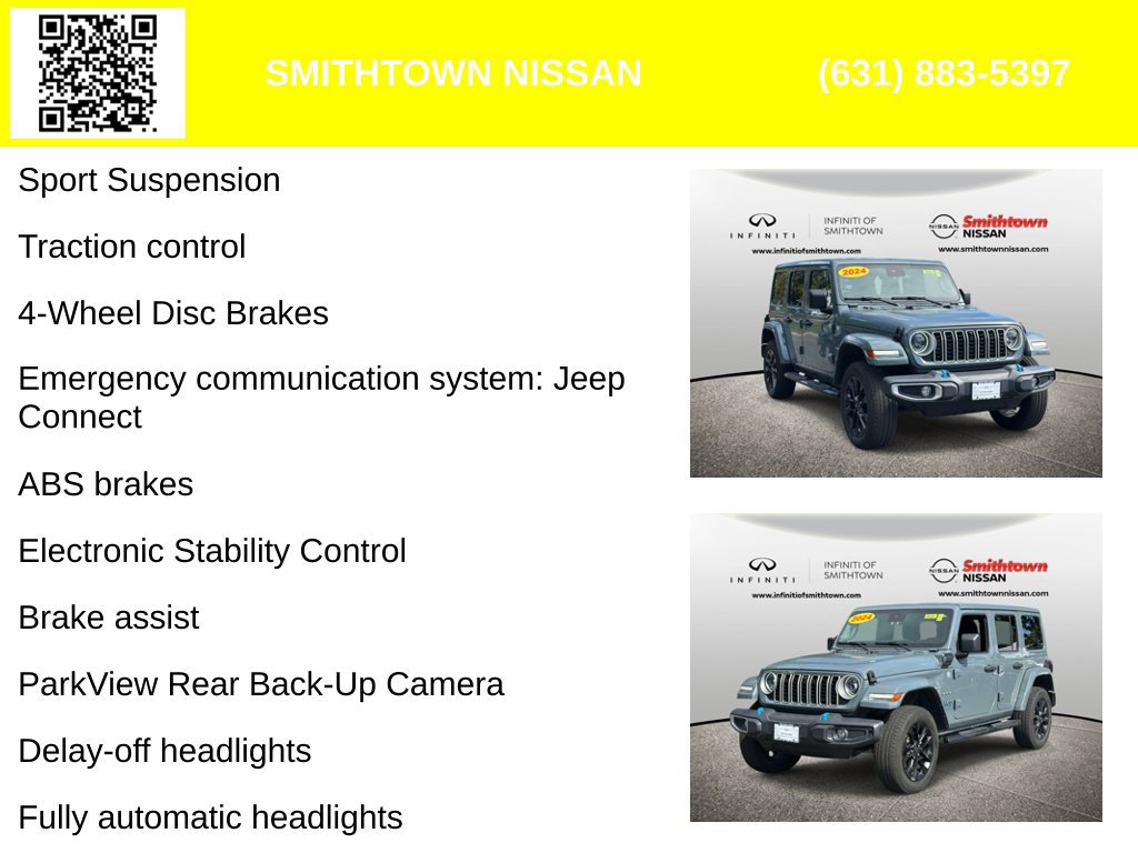 Used 2024 Jeep Wrangler Unlimited Sahara w/ Technology Group AWD/4WD image 6