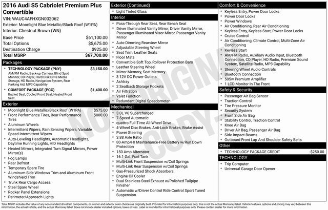 Used 2016 Audi S5 Premium Plus w/ Technology Package image 17