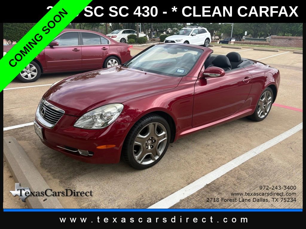 Used 2006 Lexus SC 430 Convertible