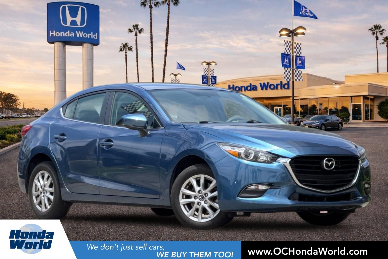 Used 2017 MAZDA MAZDA3 Sport w/ Preferred Equipment Package FWD image 1