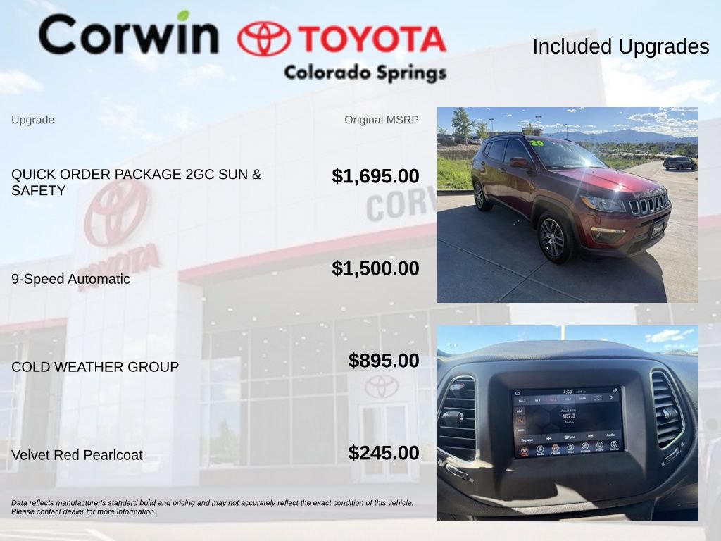 Used 2020 Jeep Compass Latitude AWD/4WD image 4