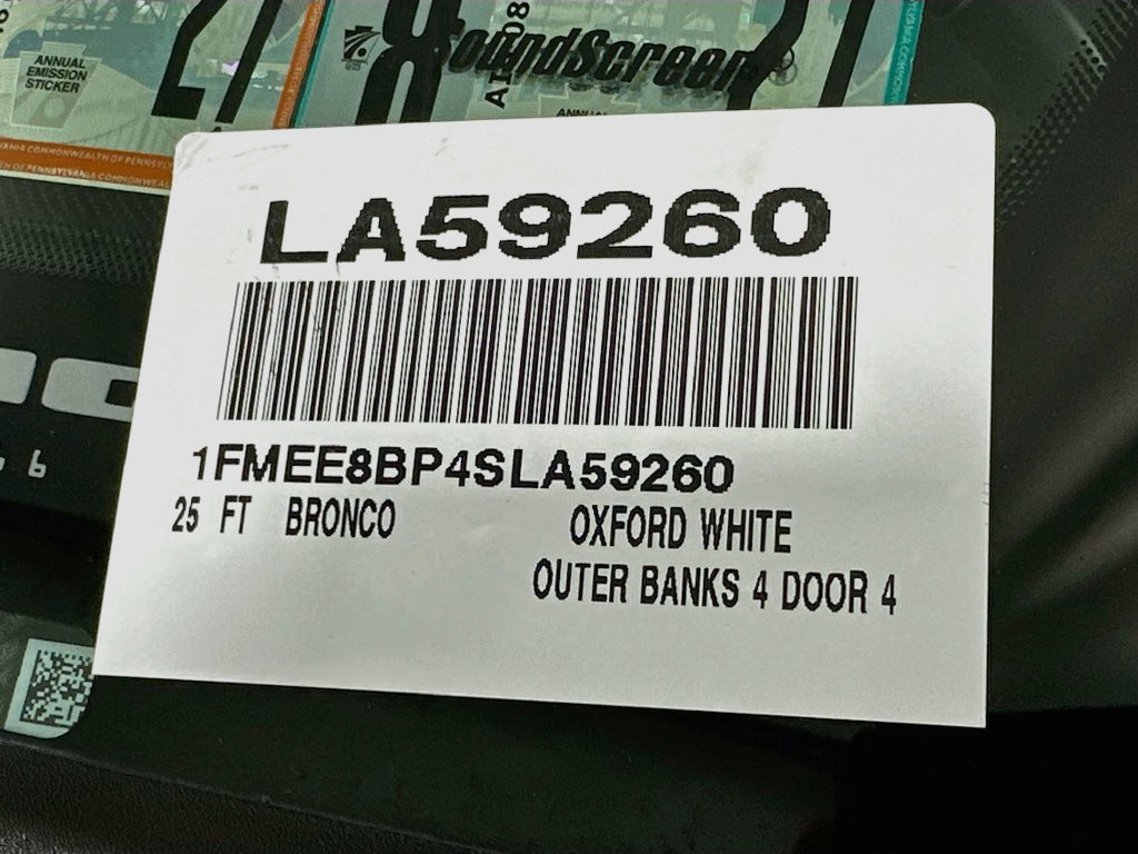 Certified 2025 Ford Bronco Outer Banks AWD/4WD image 22
