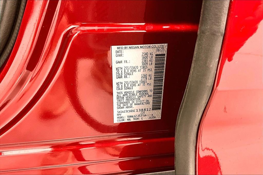 Used 2025 Nissan Murano SL w/ Cargo Package AWD/4WD image 42