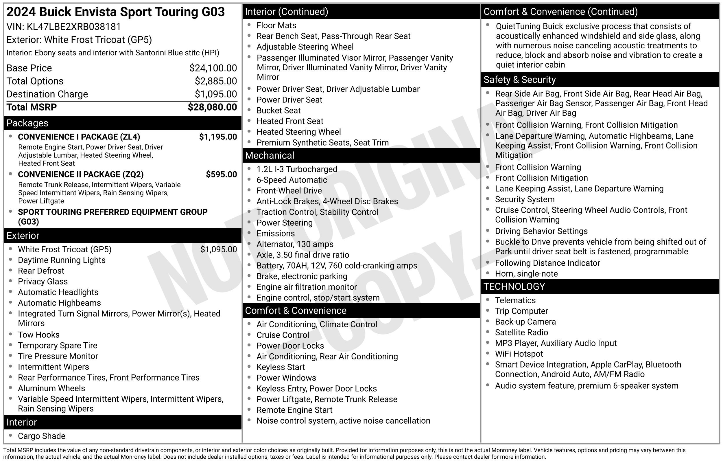 Used 2024 Buick Envista Sport Touring w/ Convenience I Package FWD video 2