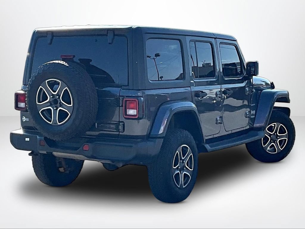 Used 2019 Jeep Wrangler Unlimited Sahara w/ Uconnect 4C Nav & Sound Group AWD/4WD image 3