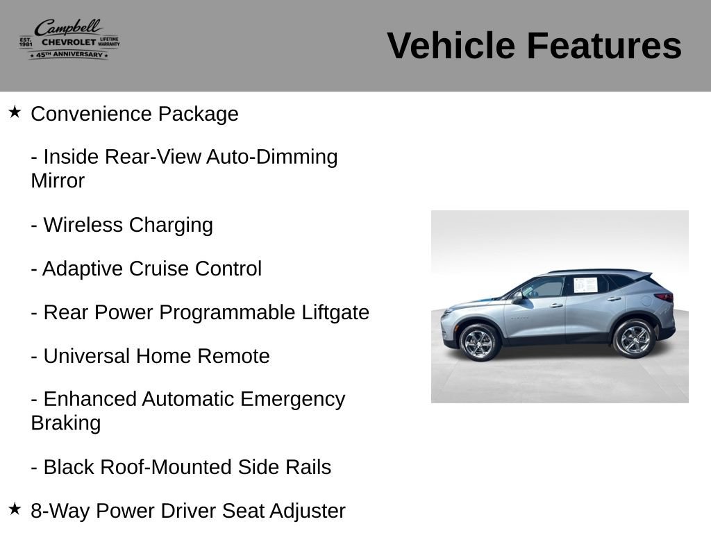 Used 2024 Chevrolet Blazer LT w/ Convenience Package FWD image 10