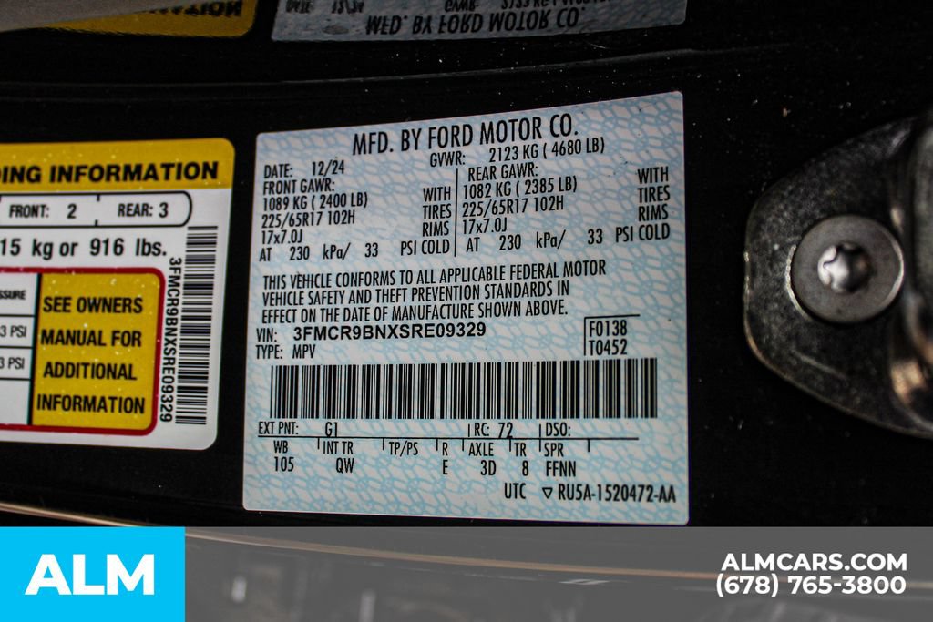 Used 2025 Ford Bronco Sport Big Bend AWD/4WD image 41