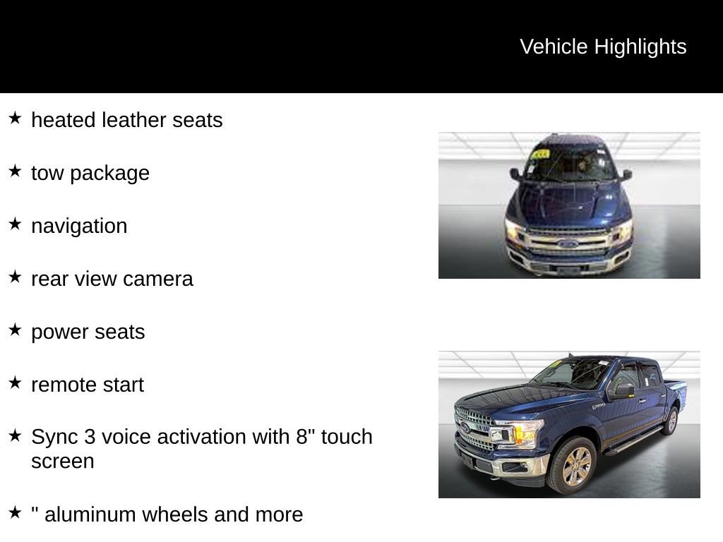 Used 2019 Ford F150 XLT w/ Equipment Group 302A Luxury image 10