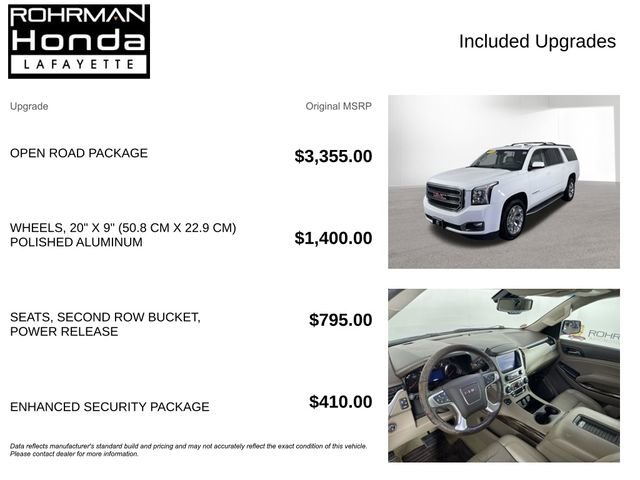 Used 2016 GMC Yukon XL SLT w/ Open Road Package AWD/4WD image 4