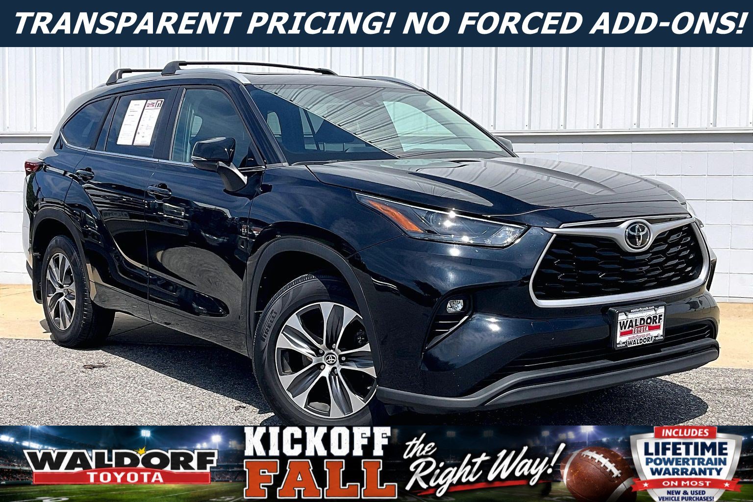 Used 2023 Toyota Highlander XLE AWD/4WD video 1