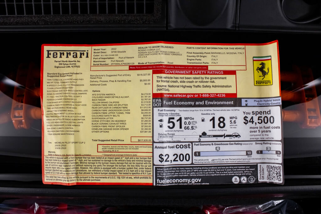 Certified 2022 Ferrari SF90 Stradale image 57