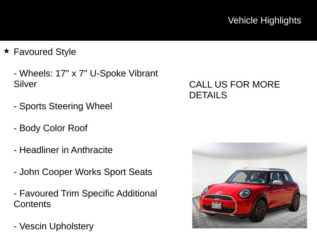 Used 2026 MINI Cooper 2-Door Hardtop FWD image 7