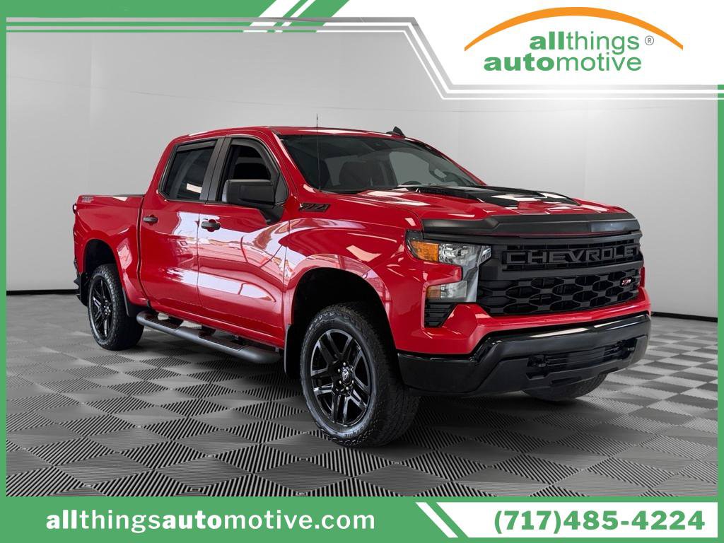 Used 2025 Chevrolet Silverado 1500 Custom Trail Boss w/ Turbomax Blackout Package