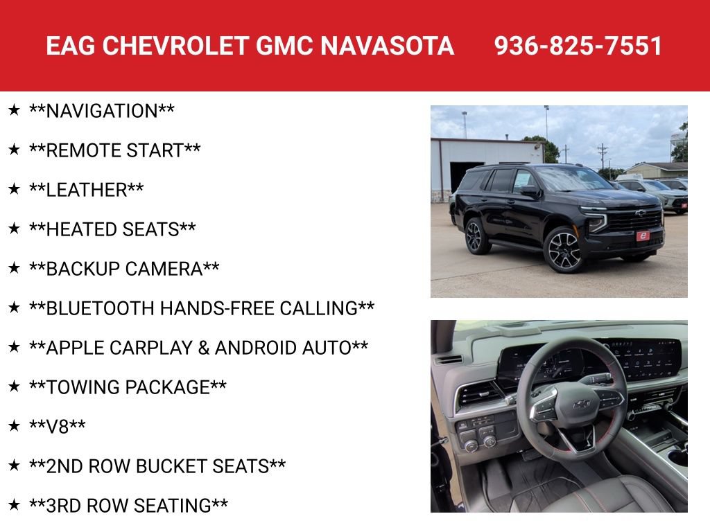 New 2026 Chevrolet Tahoe RST w/ Comfort Package RWD image 4