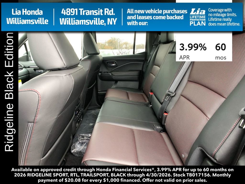 New 2026 Honda Ridgeline Black Edition image 26