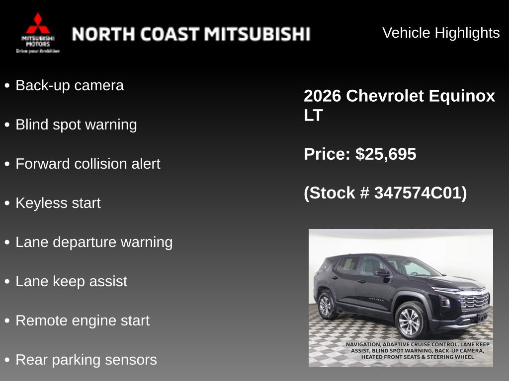 Used 2026 Chevrolet Equinox LT AWD/4WD image 2