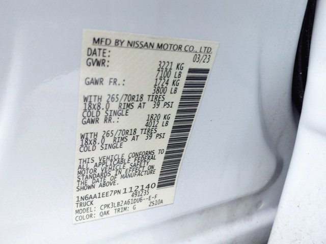 Used 2023 Nissan Titan SV image 34