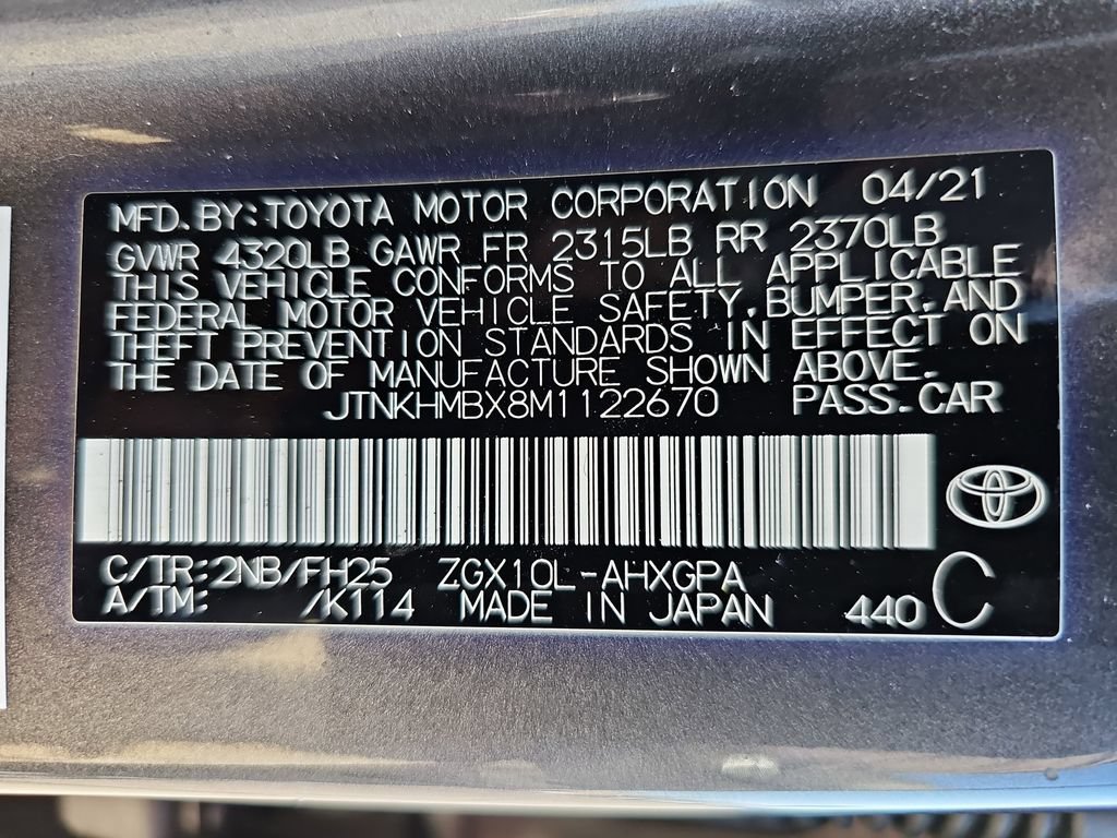 Certified 2021 Toyota C-HR Nightshade FWD image 23