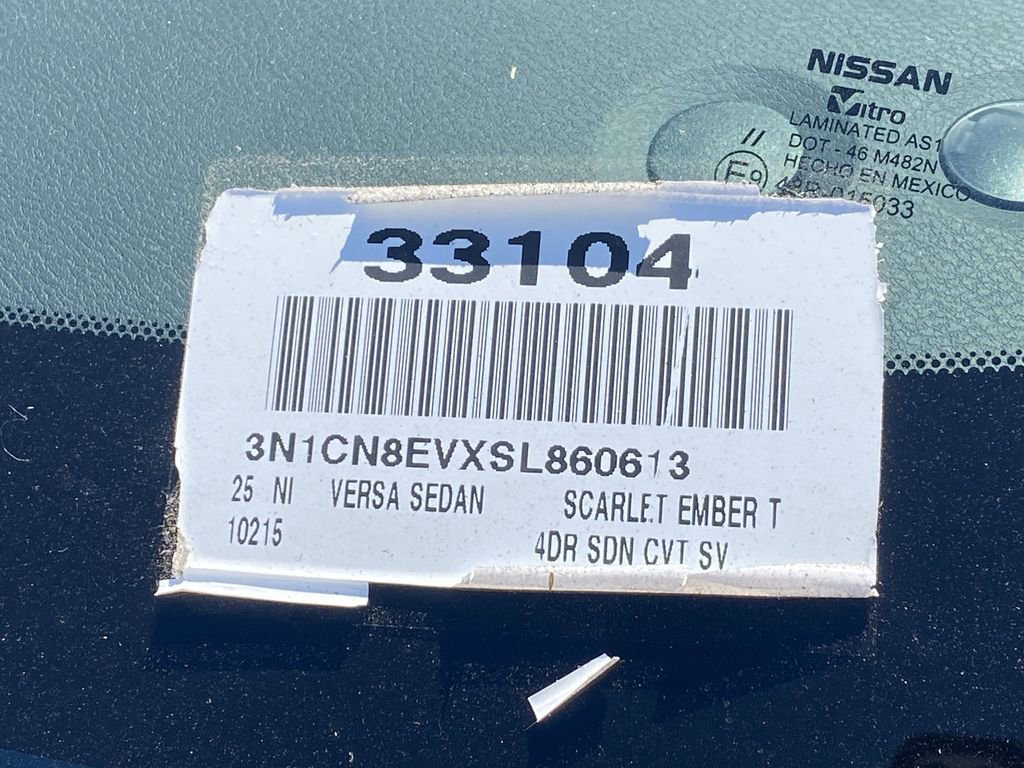 New 2025 Nissan Versa SV w/ Trunk Package image 21