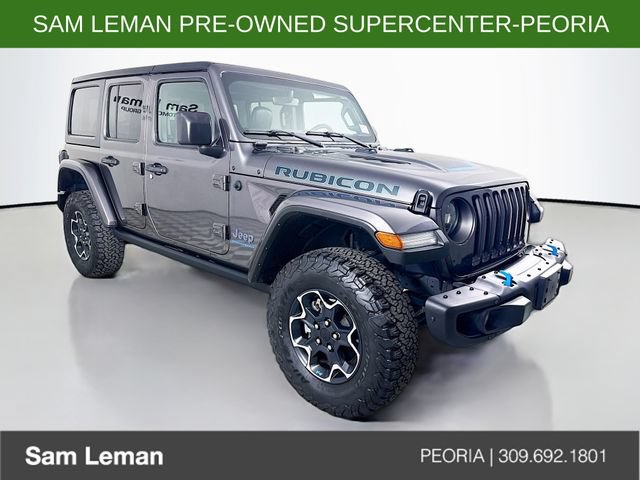Used 2023 Jeep Wrangler Unlimited Rubicon 4xe w/ Steel Bumper Group