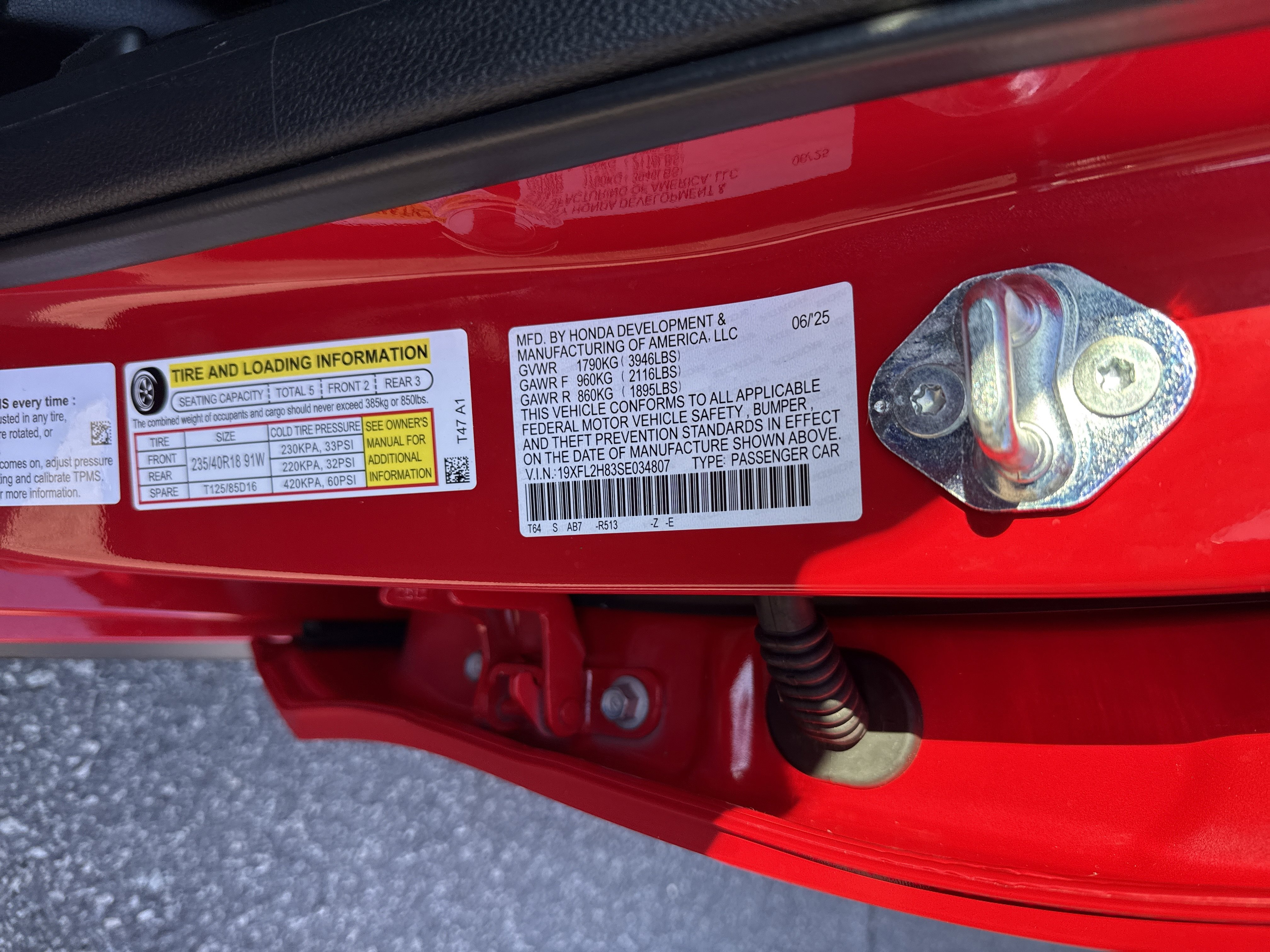 Certified 2025 Honda Civic Sport image 34