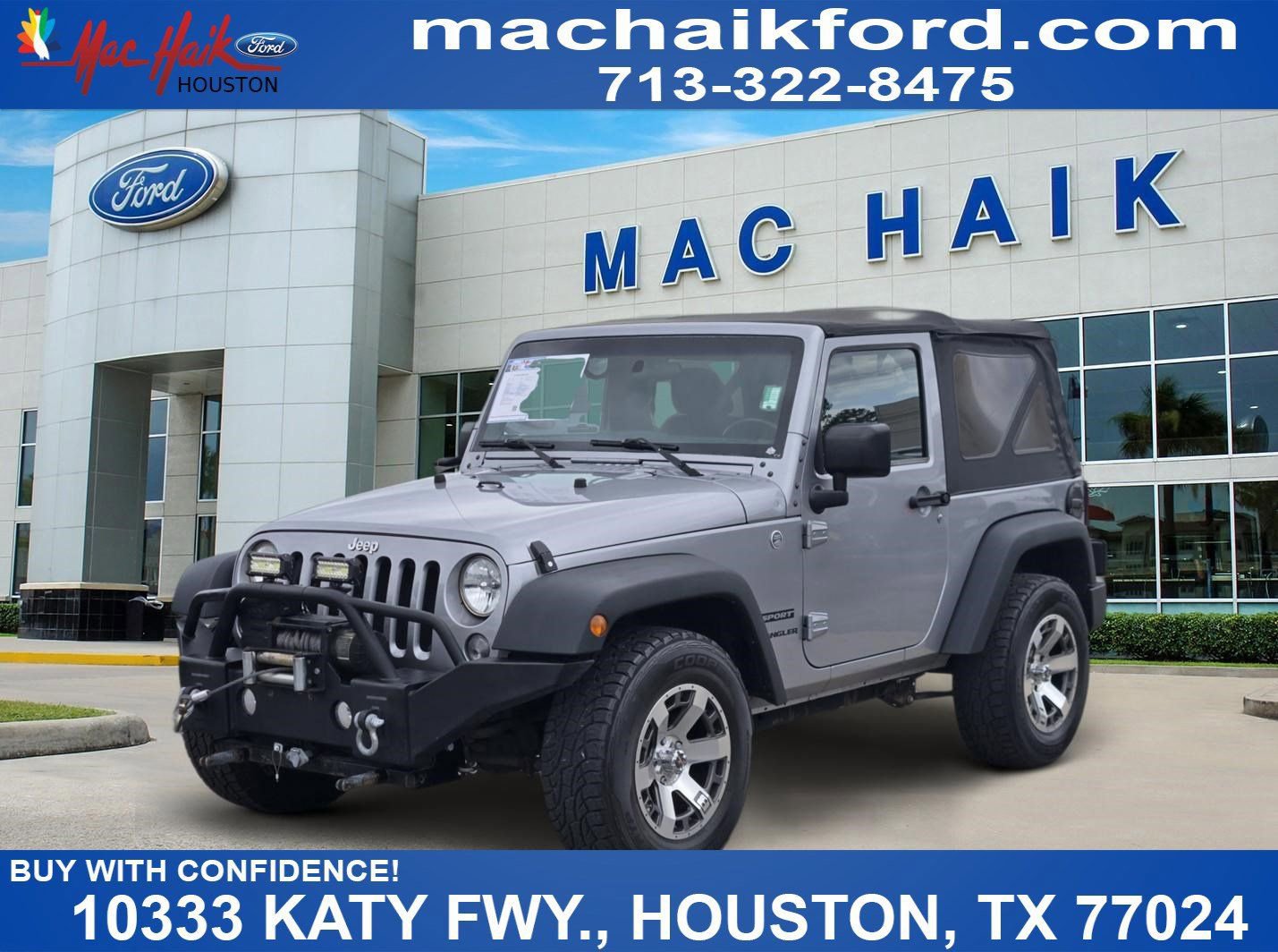 Used 2015 Jeep Wrangler Sport w/ Connectivity Group AWD/4WD video 1