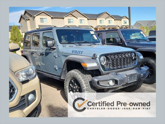 Certified 2025 Jeep Wrangler Unlimited Sport S 4xe