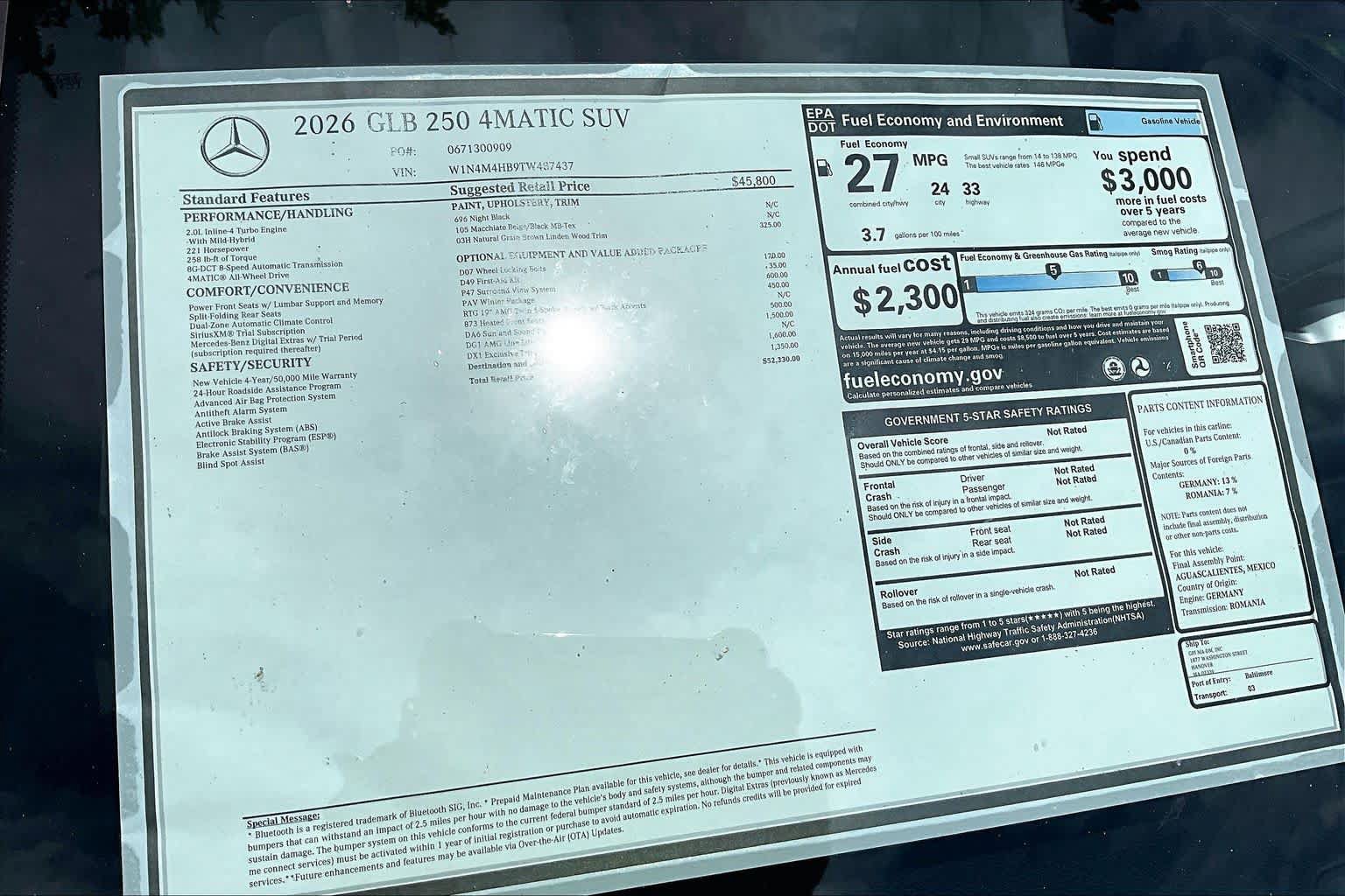 New 2026 Mercedes-Benz GLB 250 4MATIC image 18