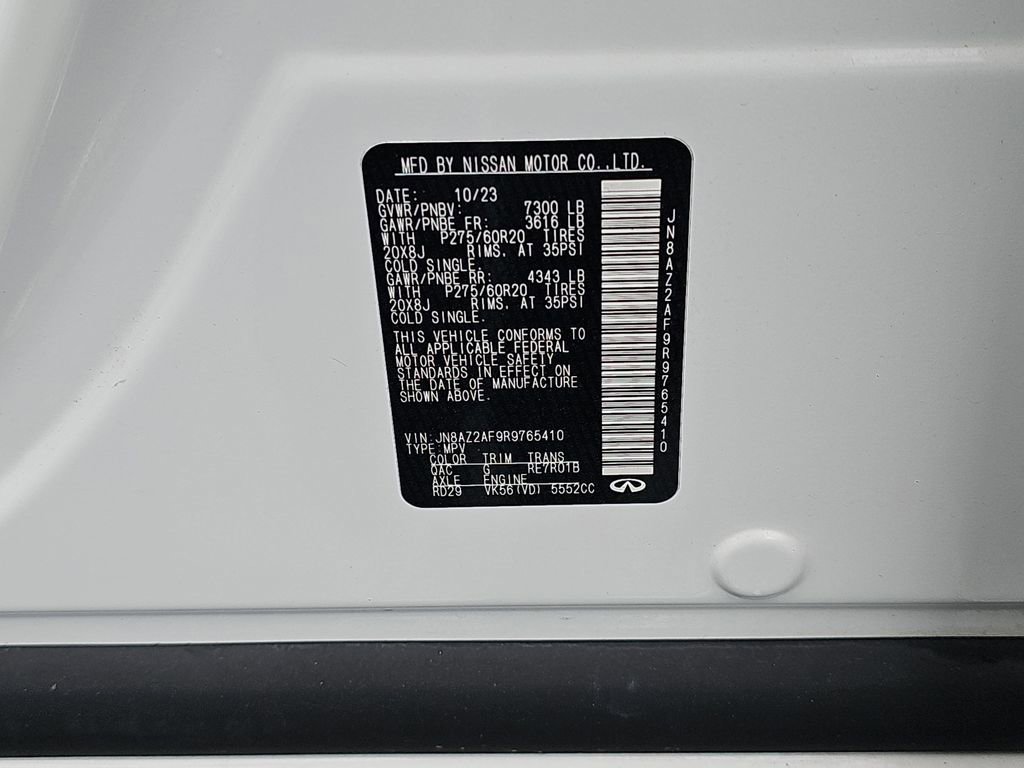 Used 2024 INFINITI QX80 Luxe image 40