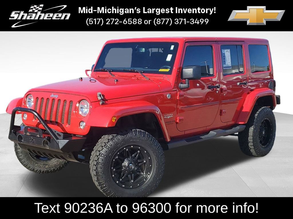 Used 2015 Jeep Wrangler Unlimited Sahara w/ Connectivity Group image 1