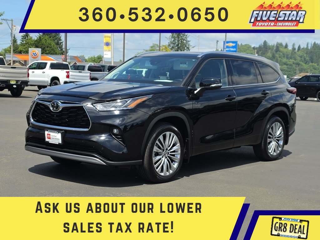 Certified 2024 Toyota Highlander Platinum AWD/4WD image 1