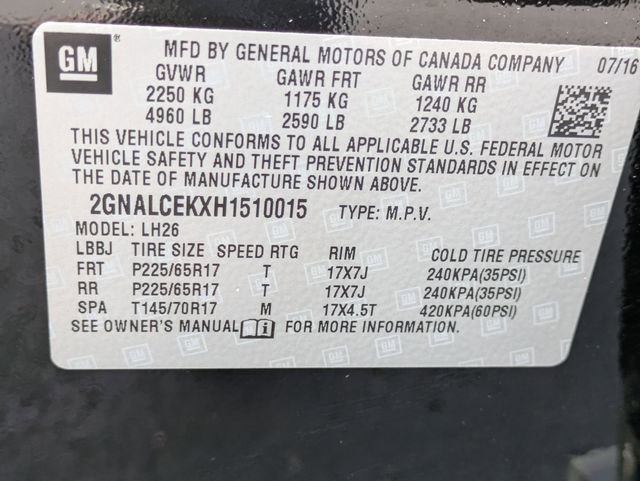 Used 2017 Chevrolet Equinox LT image 33