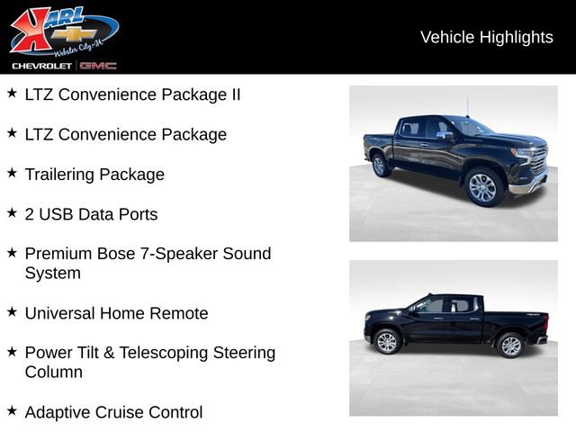 Certified 2025 Chevrolet Silverado 1500 LTZ w/ Technology Package AWD/4WD image 3