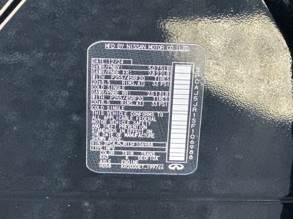 Certified 2025 INFINITI QX55 Luxe image 42