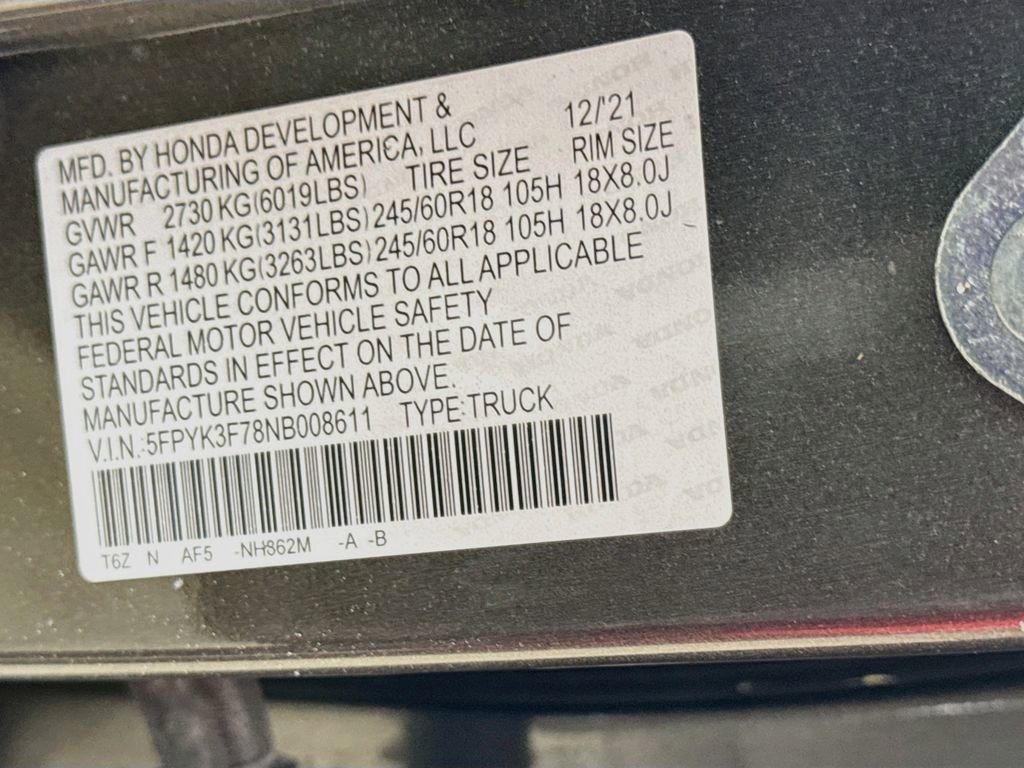 Used 2022 Honda Ridgeline RTL-E image 30