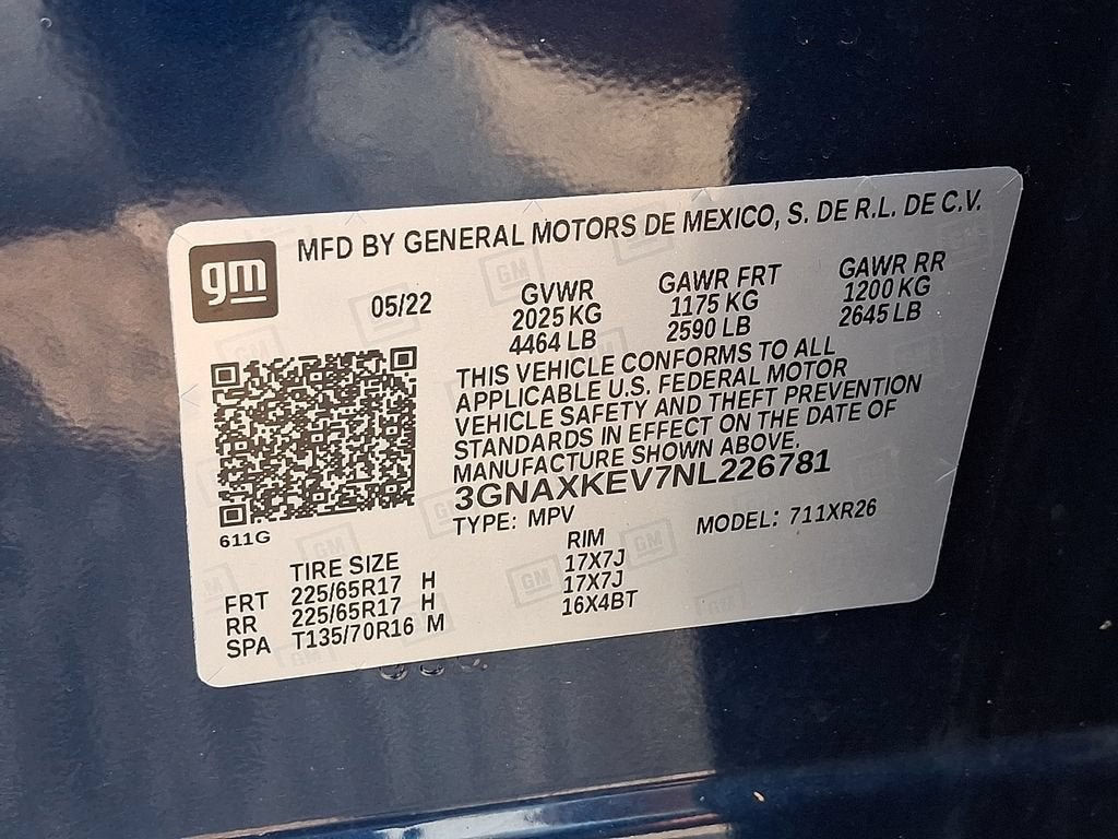 Certified 2022 Chevrolet Equinox LT FWD image 29