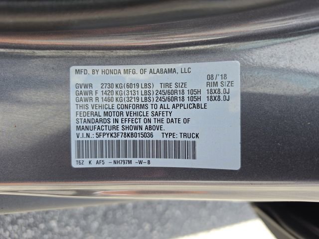 Used 2019 Honda Ridgeline RTL-E image 38