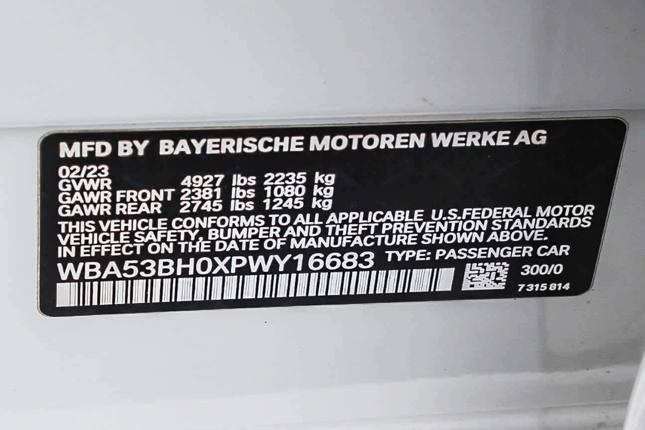 Used 2023 BMW 530i w/ M Sport Package RWD image 32