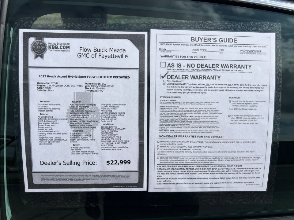 Used 2022 Honda Accord Sport image 33