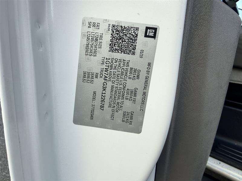 Used 2019 GMC Savana 2500 w/ Driver Convenience Package RWD image 25