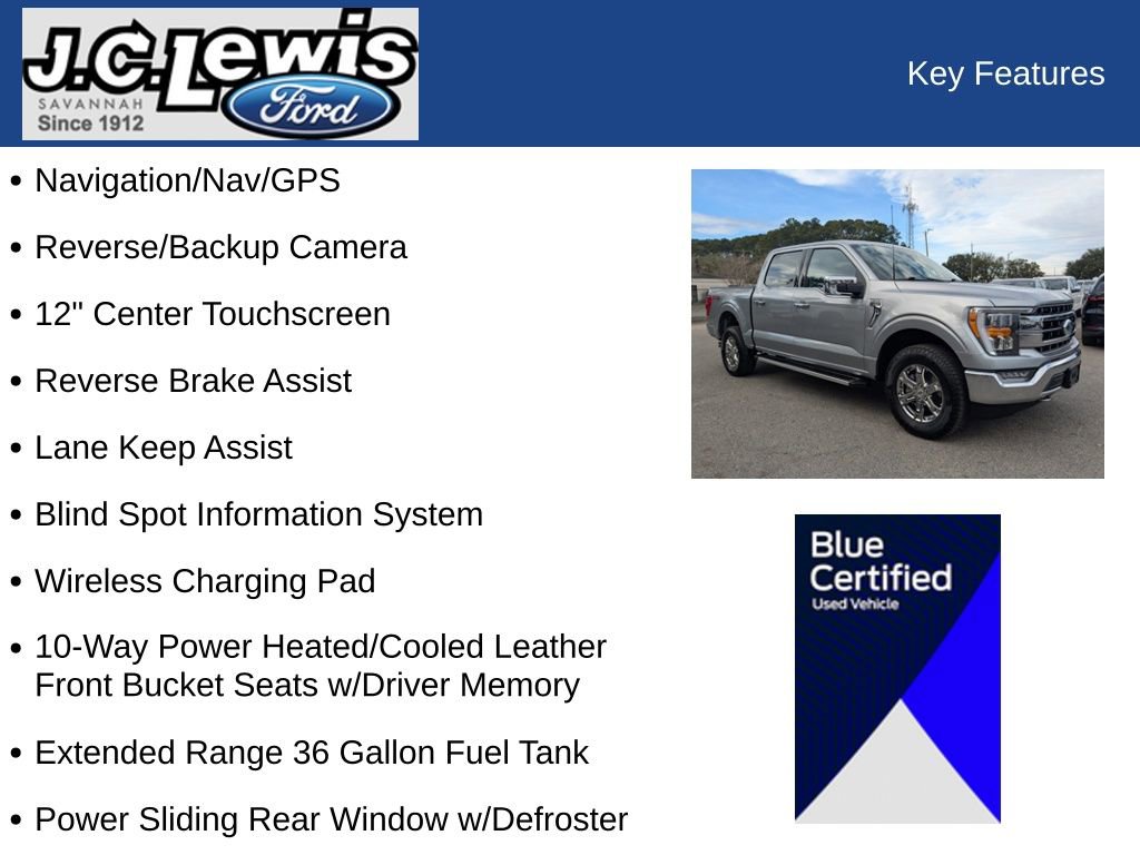 Certified 2023 Ford F150 Lariat w/ Trailer Tow Package image 31