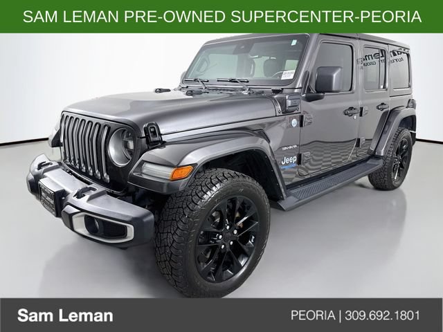 Used 2021 Jeep Wrangler Unlimited Sahara w/ Safety Group AWD/4WD image 3