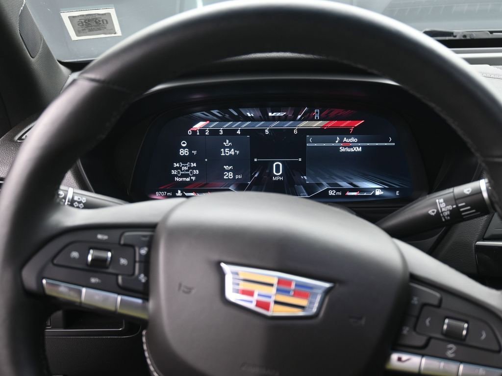 Certified 2024 Cadillac CT4 V Blackwing w/ LPO, Blue Accent Package RWD image 9