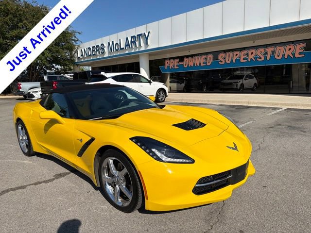 Used 2015 Chevrolet Corvette Stingray Convertible w/ 3LT Preferred Equipment Group RWD image 1