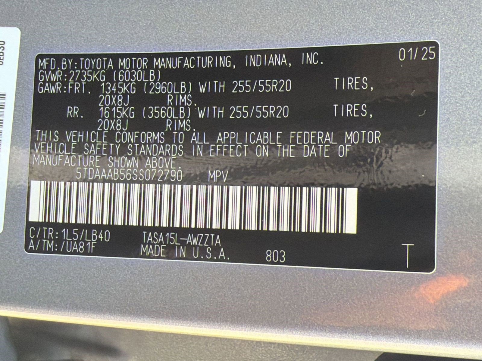 Used 2025 Toyota Grand Highlander AWD image 20